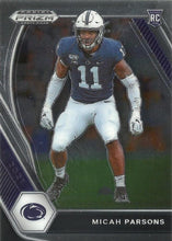 Load image into Gallery viewer, 2021 Panini Prizm Draft Picks Collegiate Football Cards #101-200 ~ Pick Your Cards