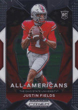 Load image into Gallery viewer, 2021 Panini Prizm Draft Picks Collegiate Football Cards #101-200 ~ Pick Your Cards