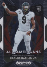 Load image into Gallery viewer, 2021 Panini Prizm Draft Picks Collegiate Football Cards #101-200 ~ Pick Your Cards