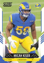 Load image into Gallery viewer, 2021 Panini Score NFL Football Cards #201-300 ~ Pick Your Cards