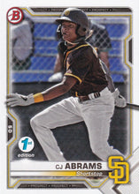 Load image into Gallery viewer, 2021 Bowman 1st EDITION Baseball Cards (BFE1-100)