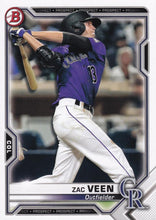 Load image into Gallery viewer, 2021 Bowman Baseball Prospect Cards (#BP1-100) ~ Pick your card