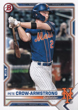 Load image into Gallery viewer, 2021 Bowman Baseball Prospect Cards (#BP1-100) ~ Pick your card