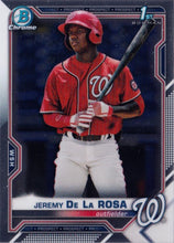 Load image into Gallery viewer, 2021 Bowman Baseball Prospect Cards (#BP1-100) ~ Pick your card