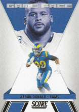 Load image into Gallery viewer, 2021 Panini Score NFL Football GAME FACE Inserts ~ Pick Your Cards