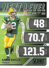Load image into Gallery viewer, 2021 Panini Score NFL Football NEXT LEVEL STATS Inserts ~ Pick Your Cards