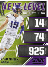 Load image into Gallery viewer, 2021 Panini Score NFL Football NEXT LEVEL STATS Inserts ~ Pick Your Cards