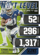 Load image into Gallery viewer, 2021 Panini Score NFL Football NEXT LEVEL STATS Inserts ~ Pick Your Cards