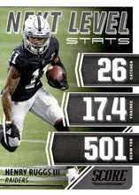 Load image into Gallery viewer, 2021 Panini Score NFL Football NEXT LEVEL STATS Inserts ~ Pick Your Cards