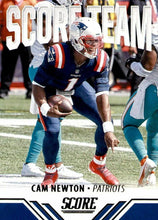 Load image into Gallery viewer, 2021 Panini Score NFL Football SCORE TEAM Inserts ~ Pick Your Cards