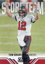 Load image into Gallery viewer, 2021 Panini Score NFL Football SCORE TEAM Inserts ~ Pick Your Cards