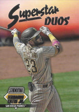 Load image into Gallery viewer, 2021 Topps Stadium Club Baseball SUPERSTAR DUOS Inserts ~ Pick your card