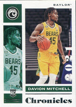 Load image into Gallery viewer, 2021 Panini Chronicles Draft Basketball Cards #1-100 ~ Pick your card