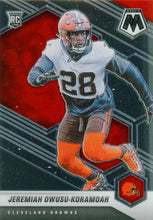 Load image into Gallery viewer, 2021 Panini Mosaic NFL Football RC Cards #301-400 ~ Pick Your Cards