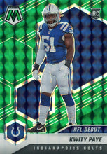 Load image into Gallery viewer, 2021 Panini Mosaic NFL Football PRIZM GREEN Parallels ~ Pick Your Cards