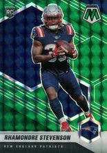 Load image into Gallery viewer, 2021 Panini Mosaic NFL Football PRIZM GREEN Parallels ~ Pick Your Cards