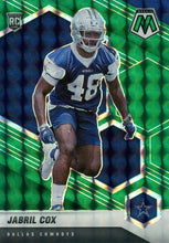 Load image into Gallery viewer, 2021 Panini Mosaic NFL Football PRIZM GREEN Parallels ~ Pick Your Cards