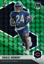 Load image into Gallery viewer, 2021 Panini Mosaic NFL Football PRIZM GREEN Parallels ~ Pick Your Cards