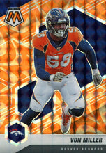 Load image into Gallery viewer, 2021 Panini Mosaic NFL Football PRIZM REACTIVE ORANGE Parallels ~ Pick Your Cards