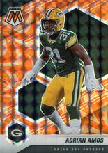 Load image into Gallery viewer, 2021 Panini Mosaic NFL Football PRIZM REACTIVE ORANGE Parallels ~ Pick Your Cards
