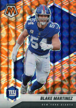 Load image into Gallery viewer, 2021 Panini Mosaic NFL Football PRIZM REACTIVE ORANGE Parallels ~ Pick Your Cards