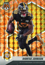 Load image into Gallery viewer, 2021 Panini Mosaic NFL Football PRIZM REACTIVE ORANGE Parallels ~ Pick Your Cards