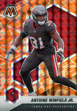 Load image into Gallery viewer, 2021 Panini Mosaic NFL Football PRIZM REACTIVE ORANGE Parallels ~ Pick Your Cards