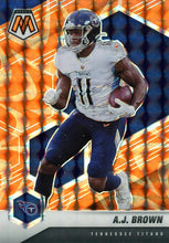 Load image into Gallery viewer, 2021 Panini Mosaic NFL Football PRIZM REACTIVE ORANGE Parallels ~ Pick Your Cards