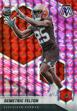 Load image into Gallery viewer, 2021 Panini Mosaic NFL Football PRIZM PINK CAMO Parallels ~ Pick Your Cards