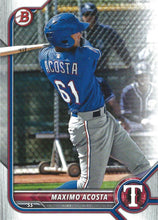 Load image into Gallery viewer, 2022 Bowman Baseball Prospect Cards ~ Pick your card