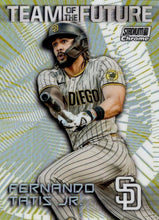 Load image into Gallery viewer, 2022 Topps Stadium Club Chrome Baseball TEAM of the FUTURE Inserts ~ Pick your card