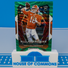Load image into Gallery viewer, 2021 Panini Prizm Draft Picks Collegiate Football GREEN WAVE Parallels ~ Pick Your Cards