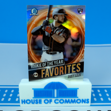 Load image into Gallery viewer, 2021 Bowman ROOKIE OF THE YEAR FAVORITES Chrome Refractor Inserts ~ Pick your card