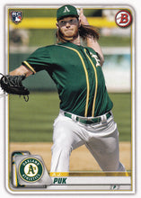 Load image into Gallery viewer, 2020 Bowman Baseball Cards (1-100): #64 A.J. Puk RC