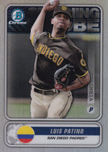 Load image into Gallery viewer, 2020 Bowman - Spanning the Globe Chrome Refractor Insert: #STG-LP Luis Patino