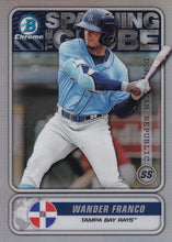 Load image into Gallery viewer, 2020 Bowman - Spanning the Globe Chrome Refractor Insert: #STG-WF Wander Franco