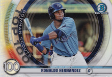Load image into Gallery viewer, 2020 Bowman Scouts’ Top 100 Chrome Refractor Insert ~ Pick your card