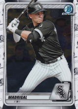 Load image into Gallery viewer, 2020 Bowman Baseball Cards - Chrome Prospects (101-150): #BCP-101 Nick Madrigal