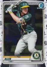 Load image into Gallery viewer, 2020 Bowman Baseball Cards - Chrome Prospects (101-150): #BCP-105 Nick Allen