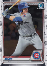 Load image into Gallery viewer, 2020 Bowman Baseball Cards - Chrome Prospects (101-150): #BCP-136 Miguel Amaya