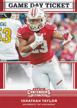 Load image into Gallery viewer, 2020 Panini Contenders Draft Picks GAME DAY TICKETS Inserts - Pick Your Cards