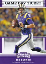 Load image into Gallery viewer, 2020 Panini Contenders Draft Picks GAME DAY TICKETS Inserts - Pick Your Cards