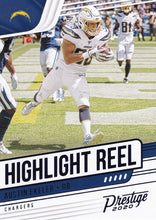 Load image into Gallery viewer, 2020 Panini Prestige NFL HIGHLIGHT REEL BLUE PARALLELS ~ Pick Your Cards