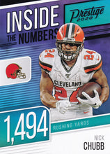 Load image into Gallery viewer, 2020 Panini Prestige NFL INSIDE THE NUMBERS BLUE PARALLELS ~ Pick Your Cards
