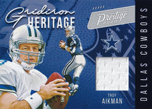 Load image into Gallery viewer, 2020 Panini Prestige NFL GRIDIRON HERITAGE RELICS BLUE ~ Pick Your Cards