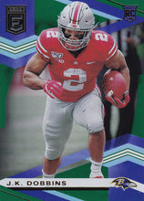 Load image into Gallery viewer, 2020 Donruss Elite NFL Football GREEN ROOKIE PARALLELS #101-200 ~ Pick Your Cards