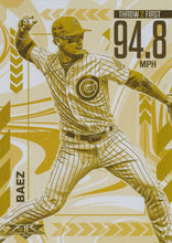 Load image into Gallery viewer, 2020 Topps Fire Baseball ARMS ABLAZE GOLD MINTED INSERTS ~ Pick your card