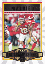 Load image into Gallery viewer, 2020 Donruss NFL CHIEFS CHAMPS Inserts ~ Pick Your Cards