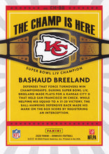 Load image into Gallery viewer, 2020 Donruss NFL CHIEFS CHAMPS Inserts ~ Pick Your Cards