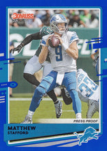 Load image into Gallery viewer, 2020 Donruss NFL VARIATION Parallels ~ Pick Your Cards